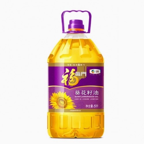 中粮福临门压榨一级葵花籽油5L/瓶图2