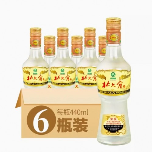 北大仓部优酒 50度 酱香型白酒 440ml*6瓶 粮食酒 新老瓶盖随机发图4