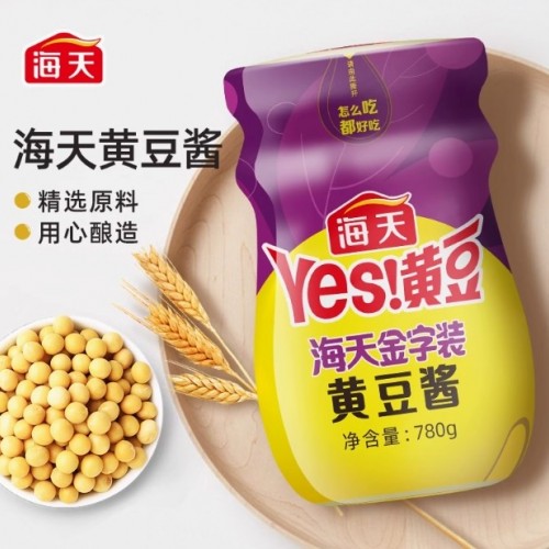 海天金字装黄豆酱780g/瓶图2