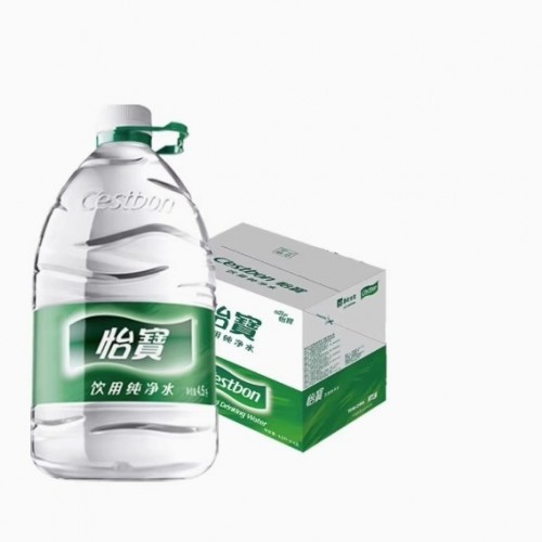 怡宝纯净水饮用水家庭实惠装4.5L*4瓶图2