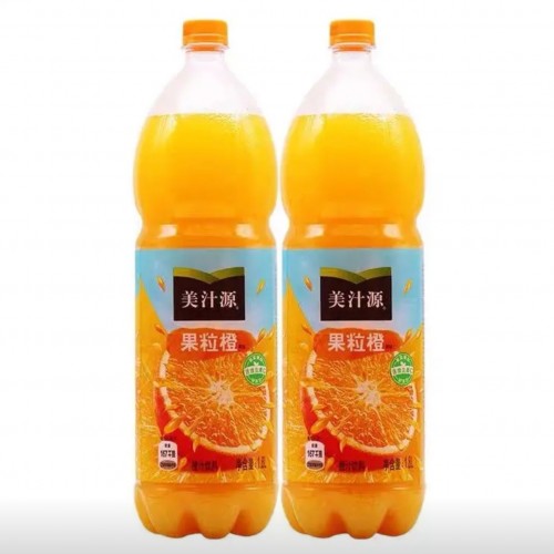 1提1.5升*2瓶｜美汁源 果粒橙饮料图3